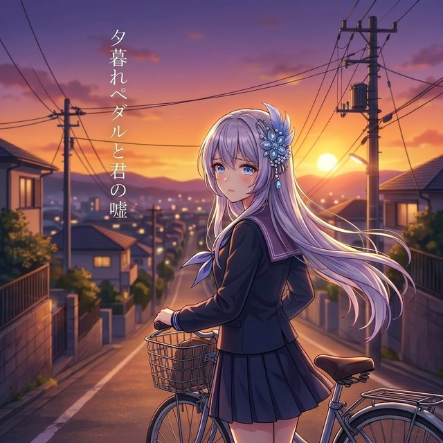 夕暮れペダルと君の嘘 ジャケット