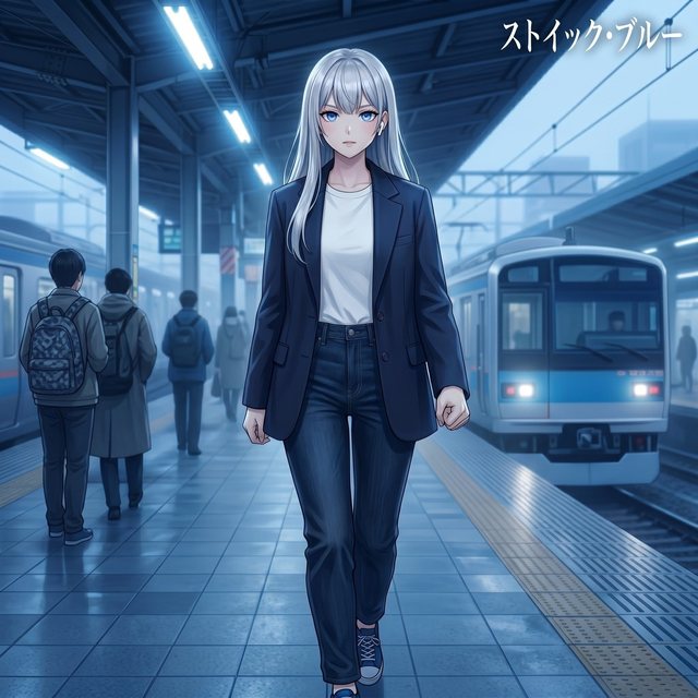 ストイック・ブルー ジャケット