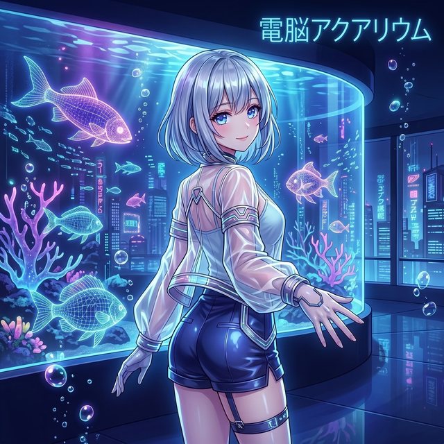 電脳アクアリウム ジャケット