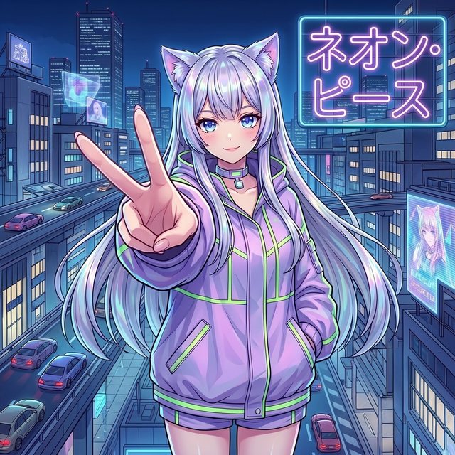 ネオン・ピース ジャケット