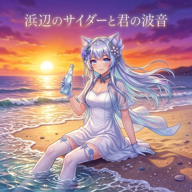 浜辺のサイダーと君の波音 ジャケット