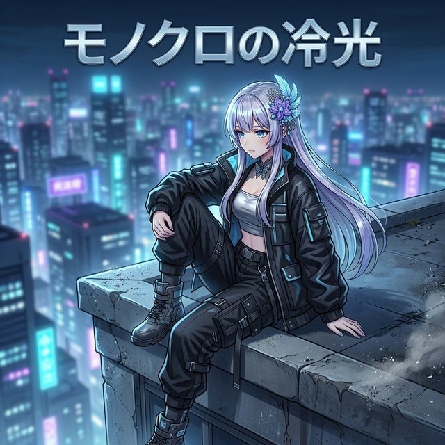 モノクロの冷光 ジャケット