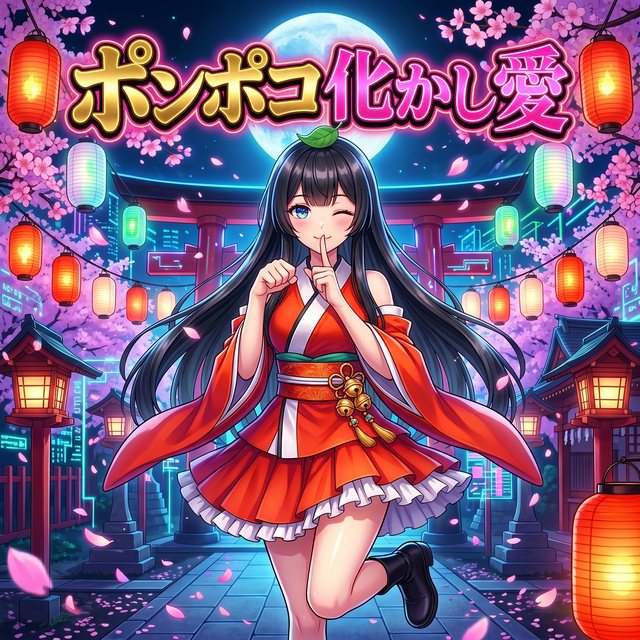 ポンポコ化かし愛 ジャケット