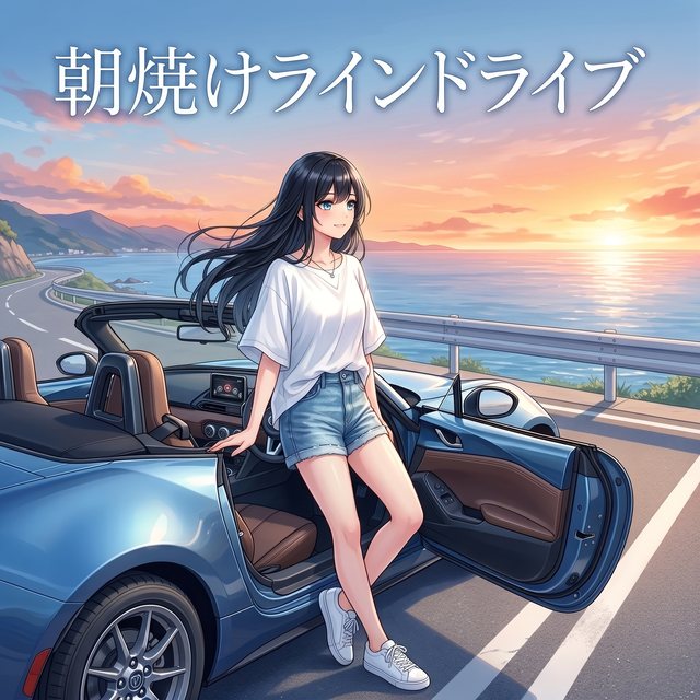 朝焼けラインドライブ ジャケット
