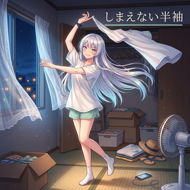 しまえない半袖 ジャケット