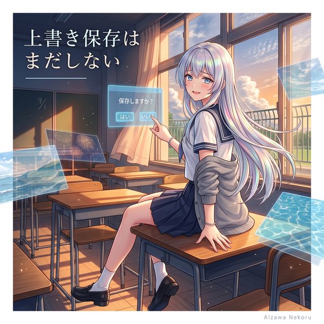 上書き保存はまだしない ジャケット