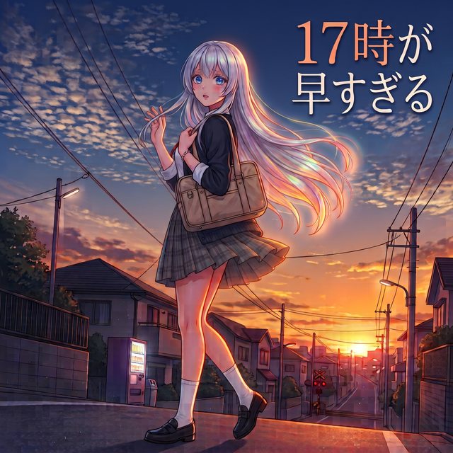 17時が早すぎる ジャケット