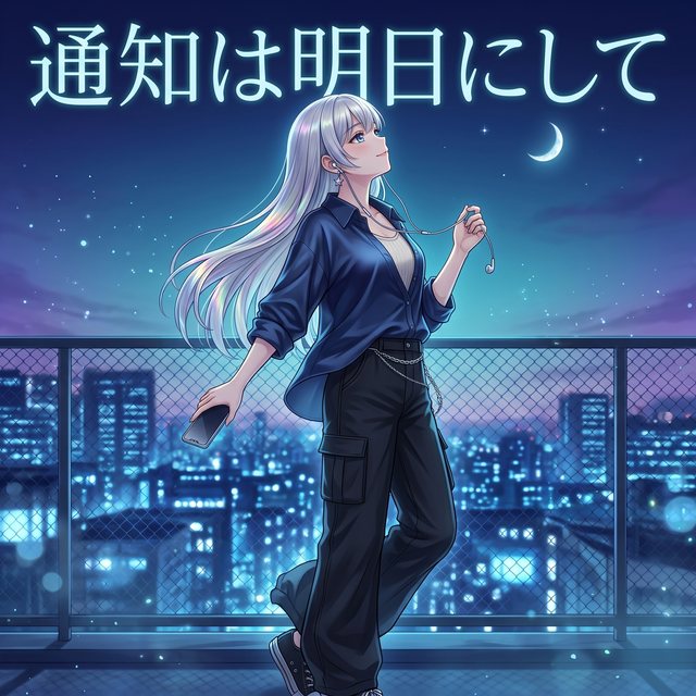 通知は明日にして ジャケット