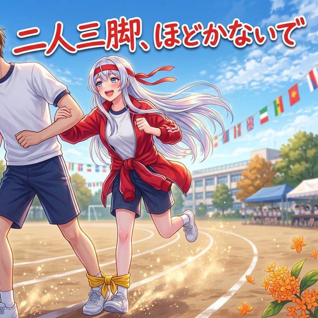 二人三脚、ほどかないで ジャケット