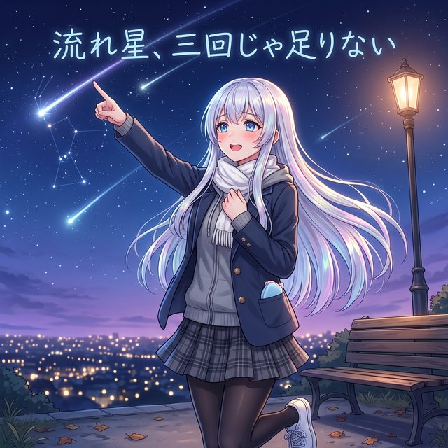流れ星、三回じゃ足りない ジャケット