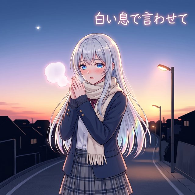 白い息で言わせて ジャケット