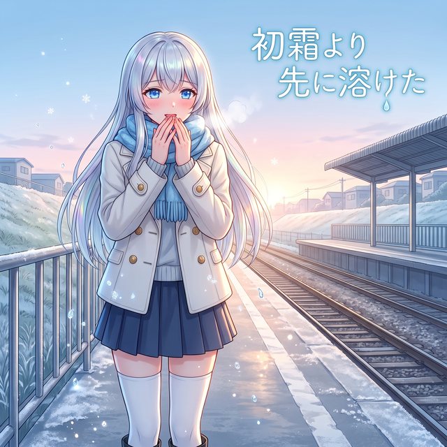初霜より先に溶けた ジャケット