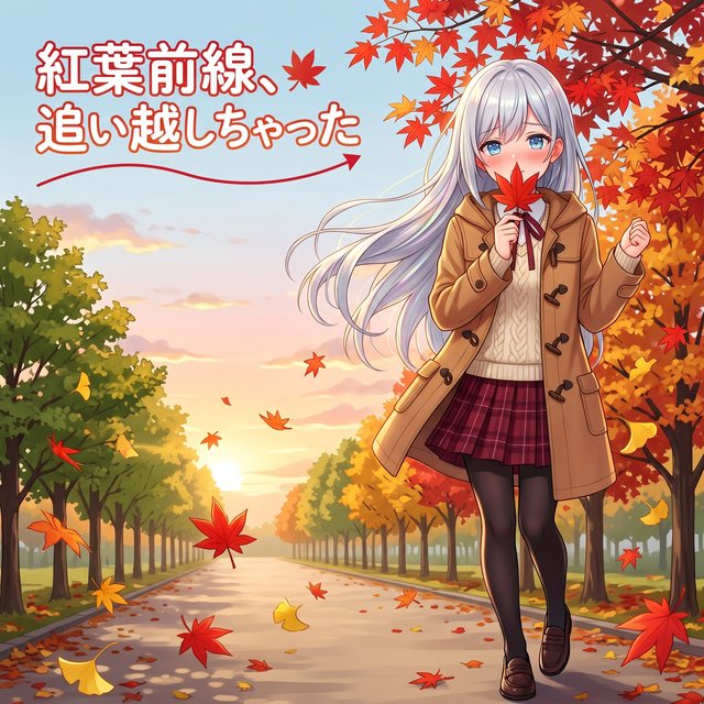 紅葉前線、追い越しちゃった ジャケット